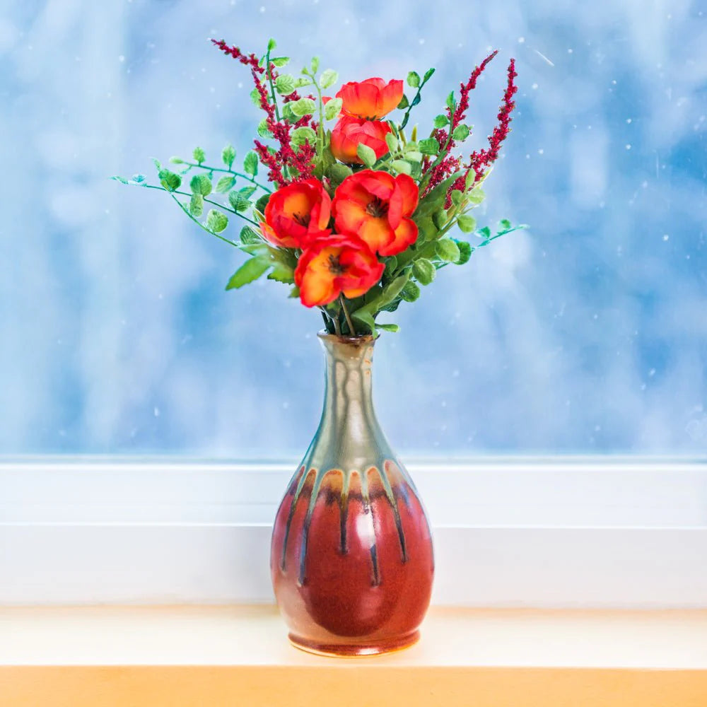 Tall Ceramic Bud Vase