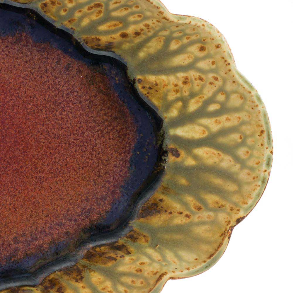 Scalloped Ceramic Platter