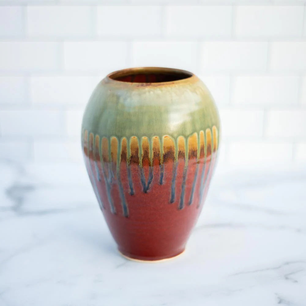 Large Ceramic Round Vase