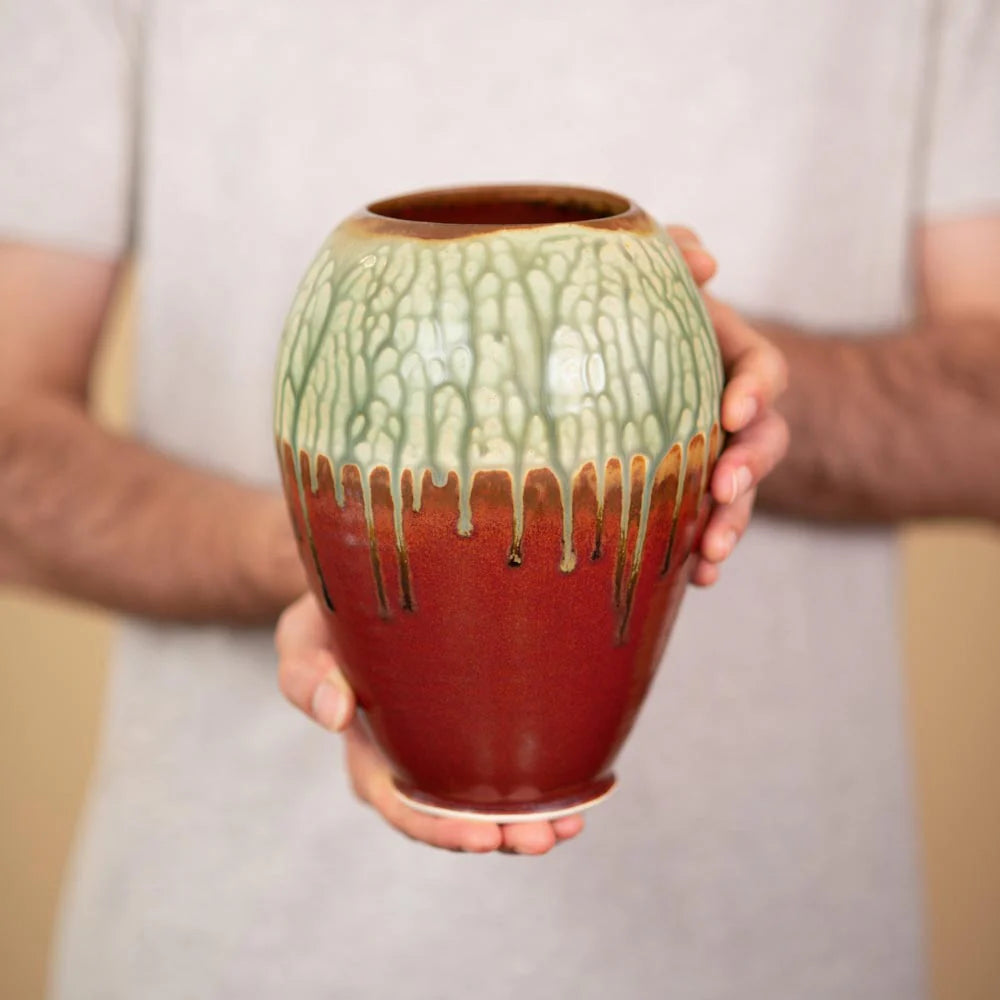 Large Ceramic Round Vase