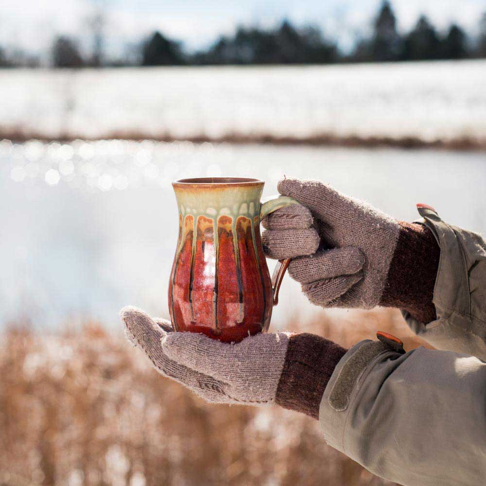 15 oz. Curved Ceramic Mug