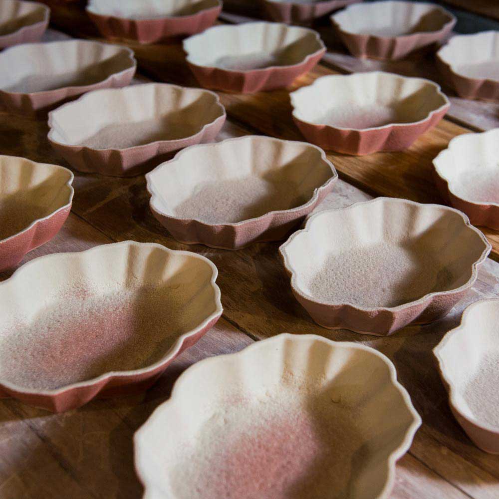 Scalloped Ceramic Dish