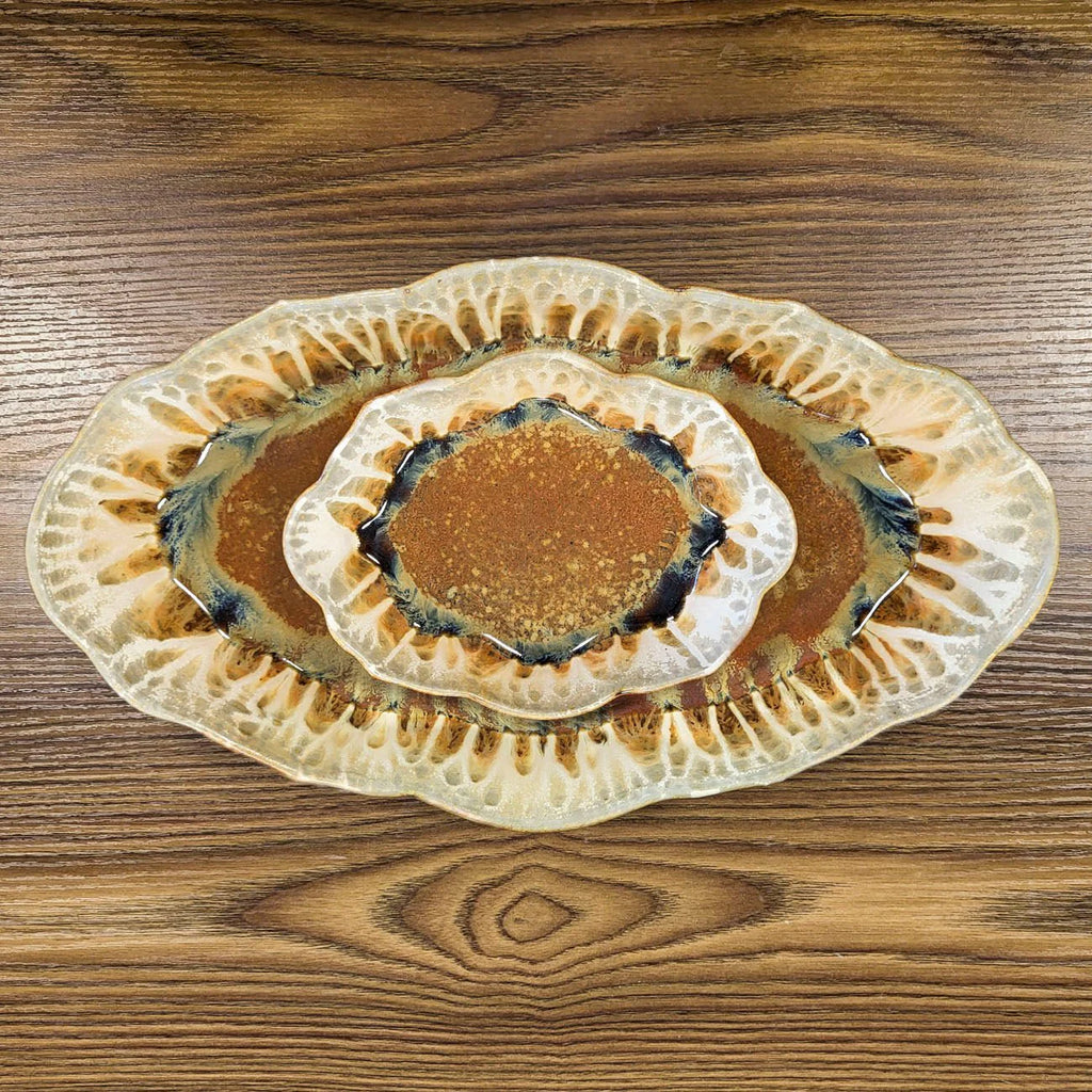 Scalloped Ceramic Dish