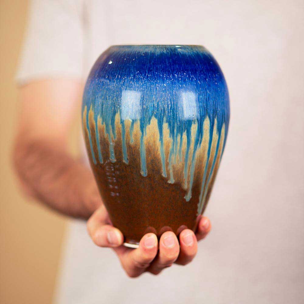 Large Ceramic Round Vase