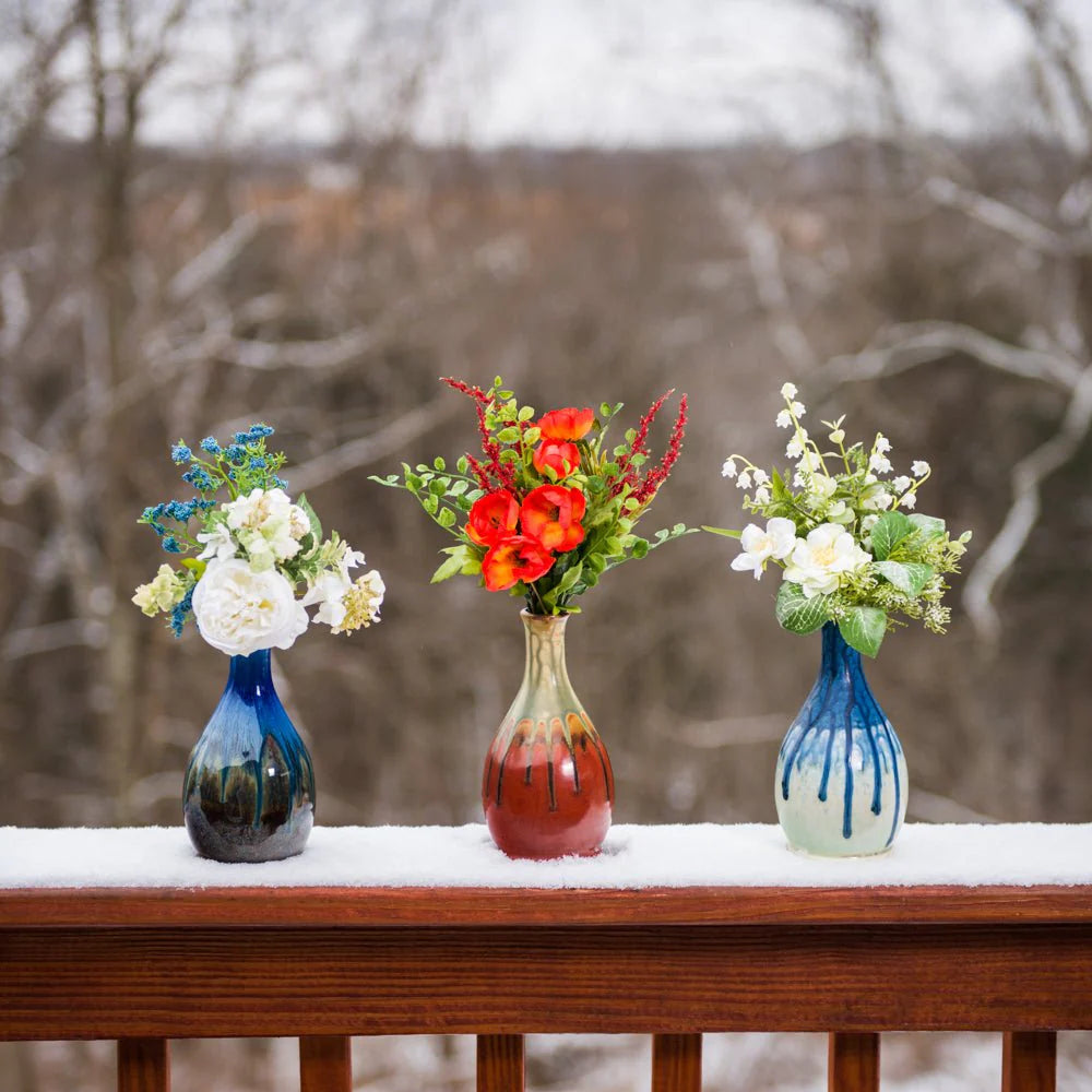 Tall Ceramic Bud Vase