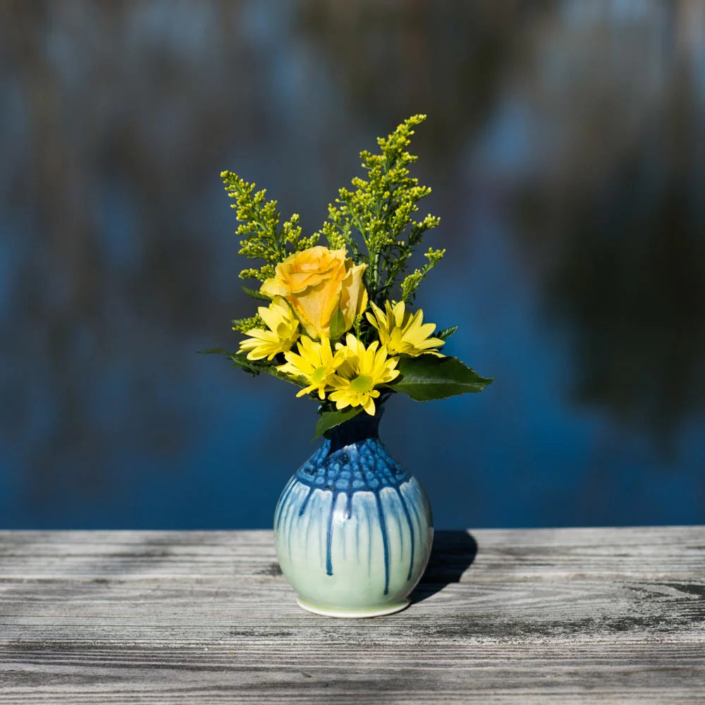 Round Ceramic Bud Vase