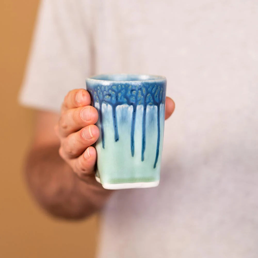 8 oz. Square Ceramic Cup