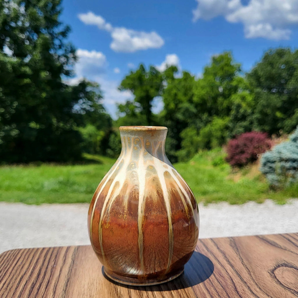 Round Ceramic Bud Vase