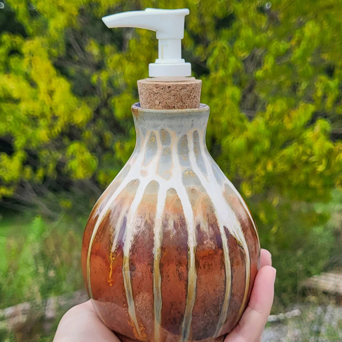14.5 oz. Ceramic Soap Dispenser Bottle