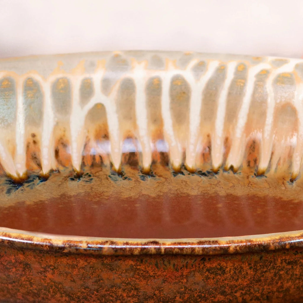 Oval Ceramic Snack Plate