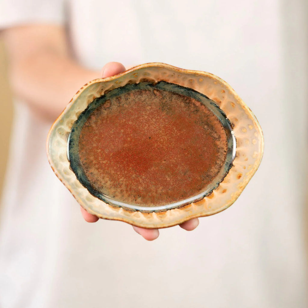 Small Oval Ceramic Dish / Soap Dish