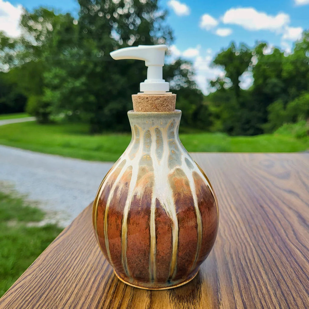 14.5 oz. Ceramic Soap Dispenser Bottle