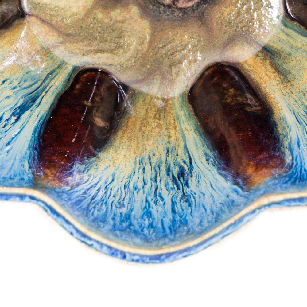 Medium 56 oz. Flower Shaped Ceramic Bowl