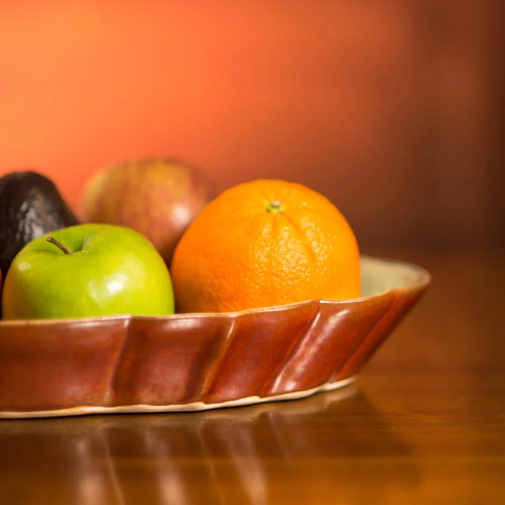Scalloped Ceramic Platter