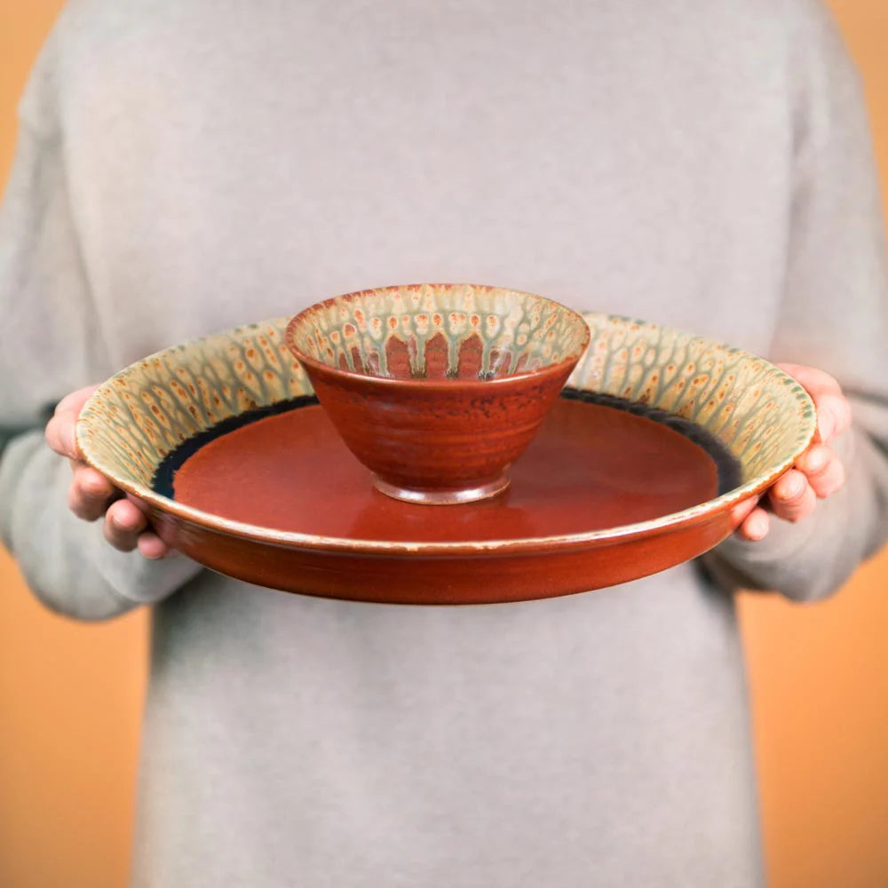 Ceramic Chip and Dip Set