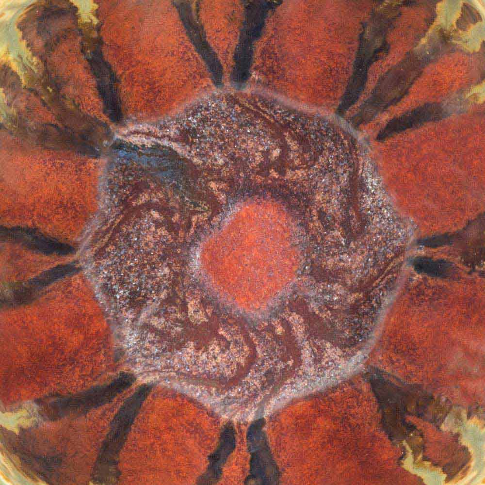 Small 24 oz. Flower Shaped Ceramic Bowl