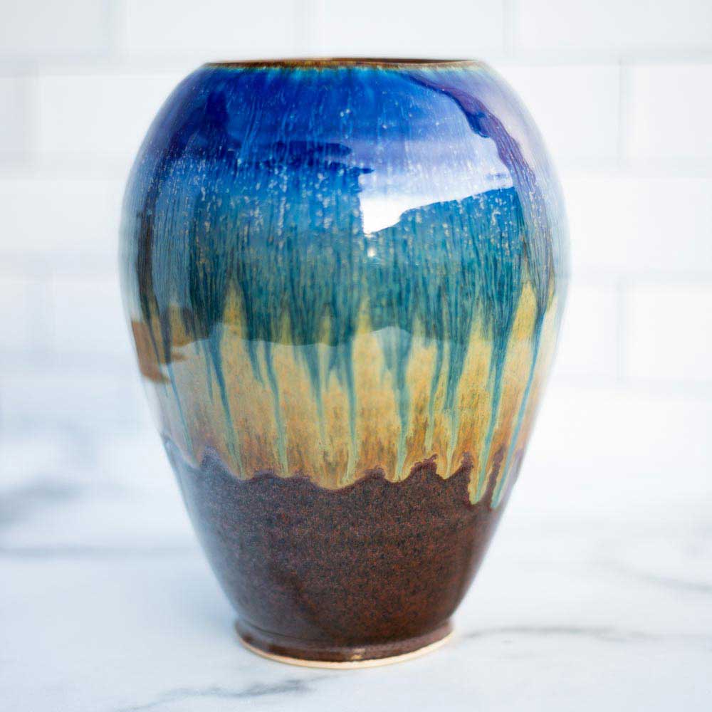 Large Ceramic Round Vase