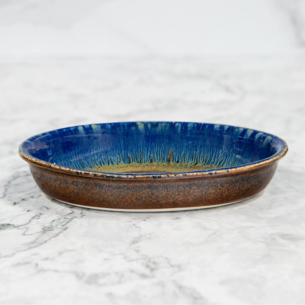 Oval Ceramic Snack Plate