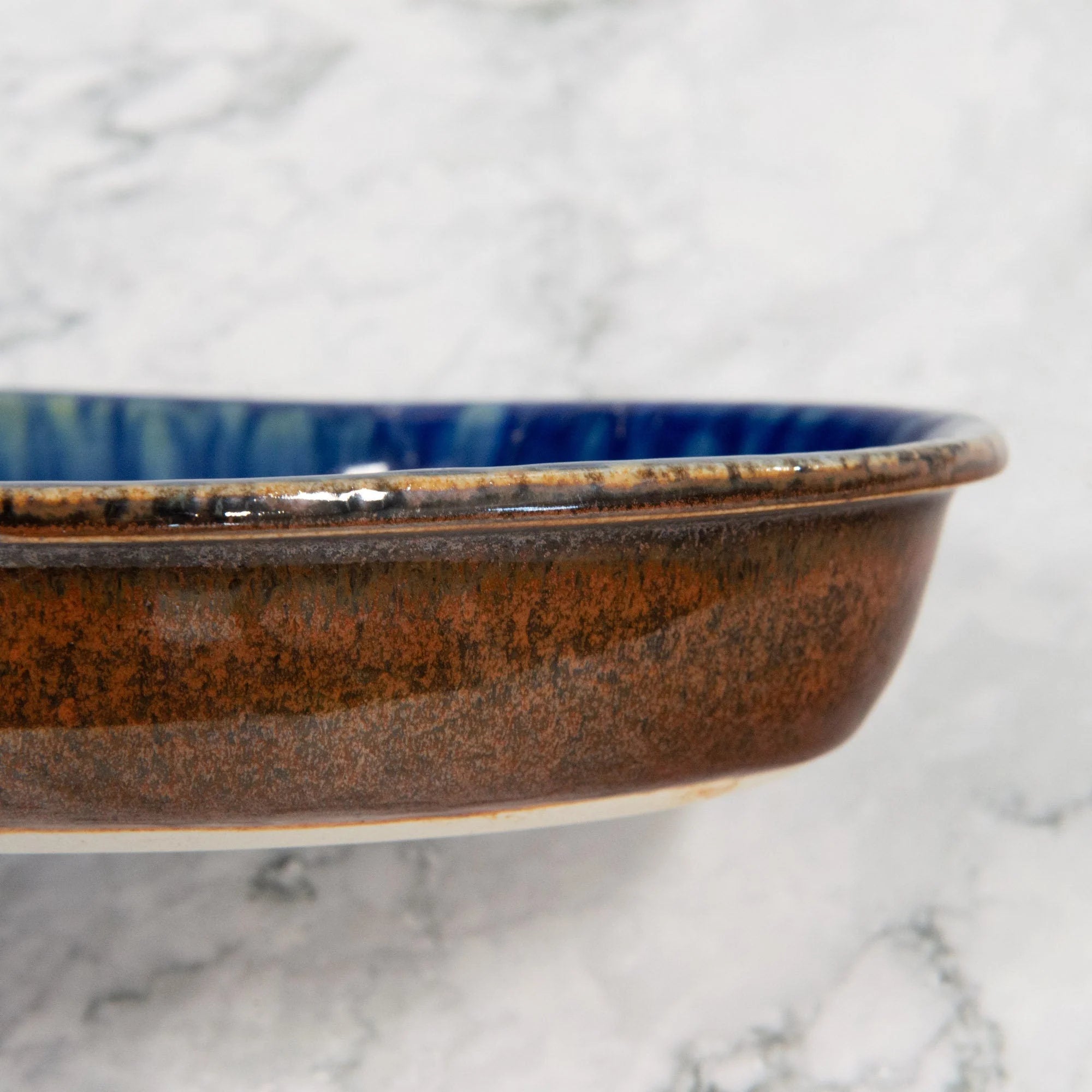 Oval Ceramic Snack Plate