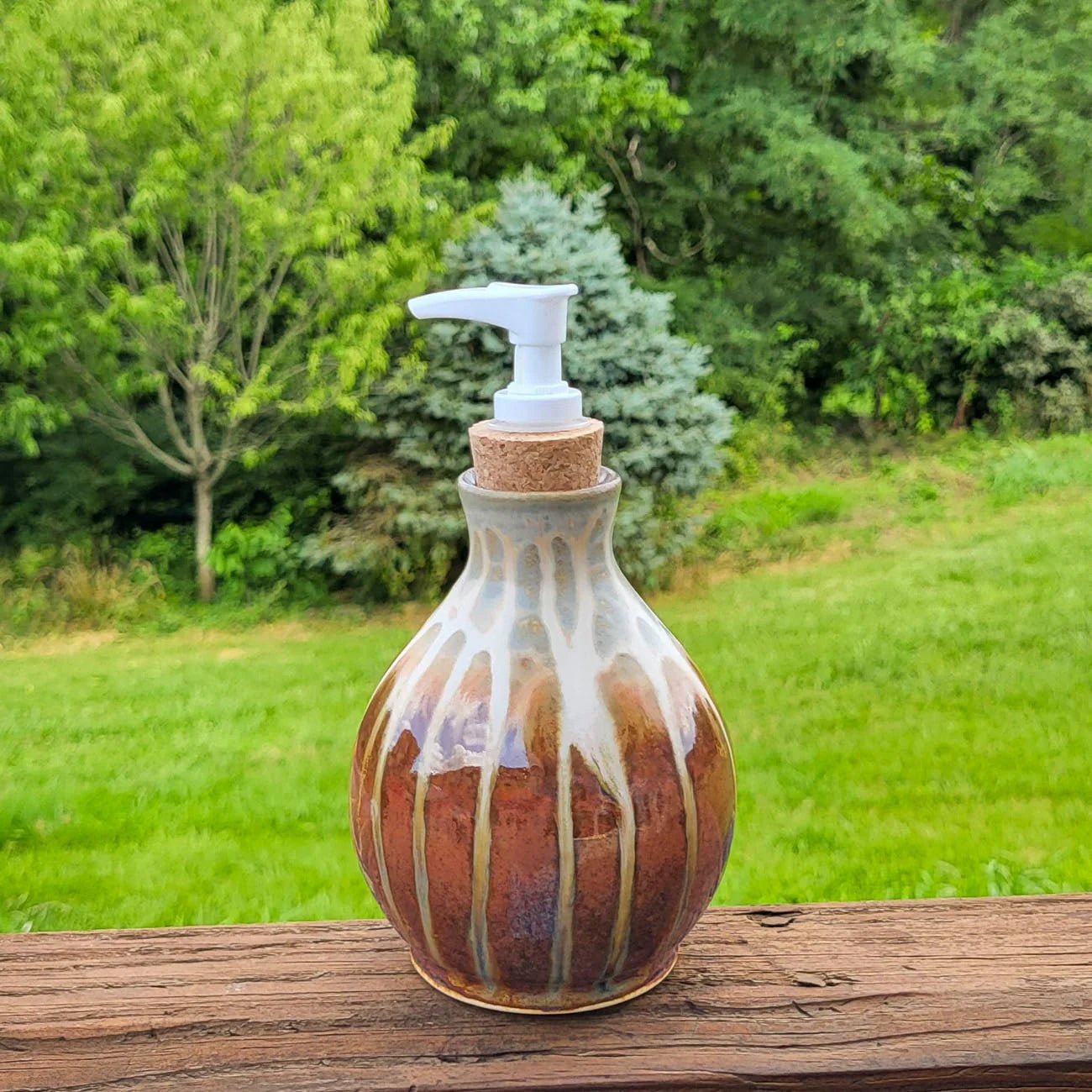 14.5 oz. Ceramic Soap Dispenser Bottle