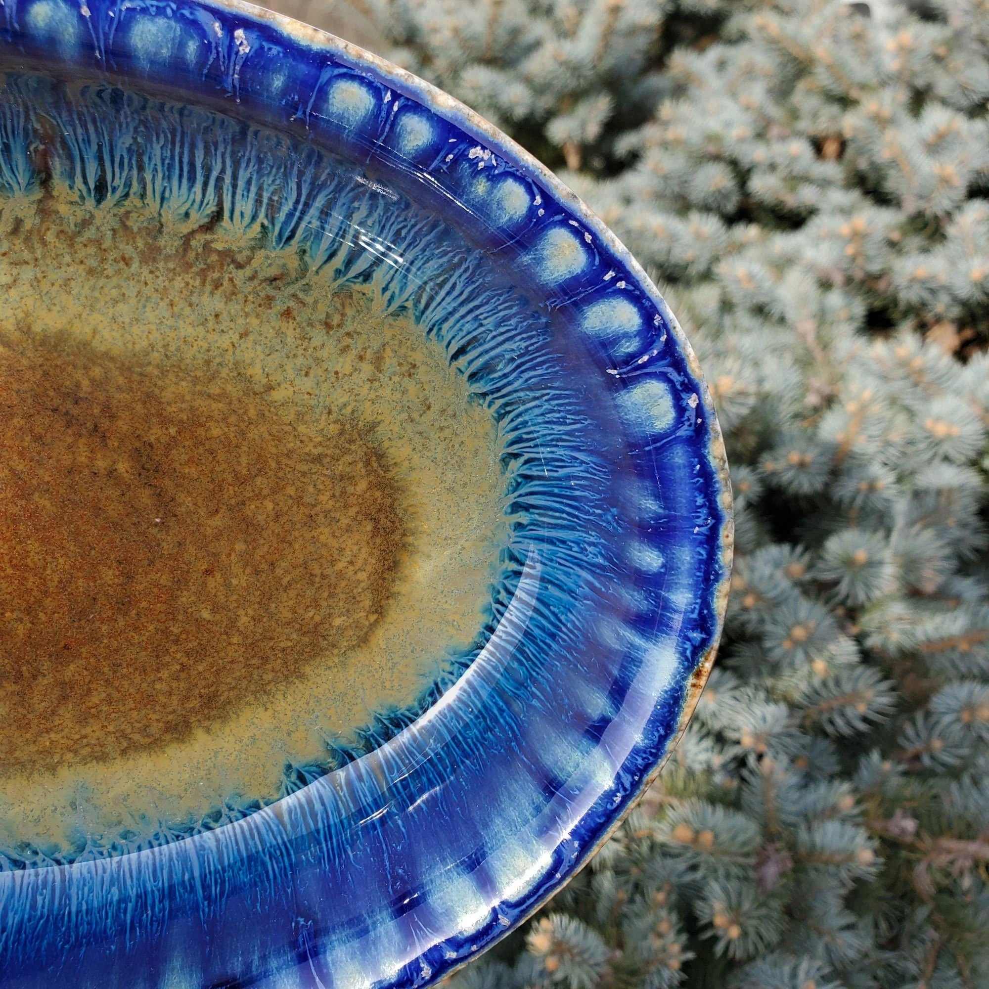 Oval Ceramic Snack Plate