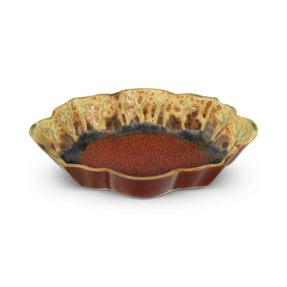 Scalloped Ceramic Dish