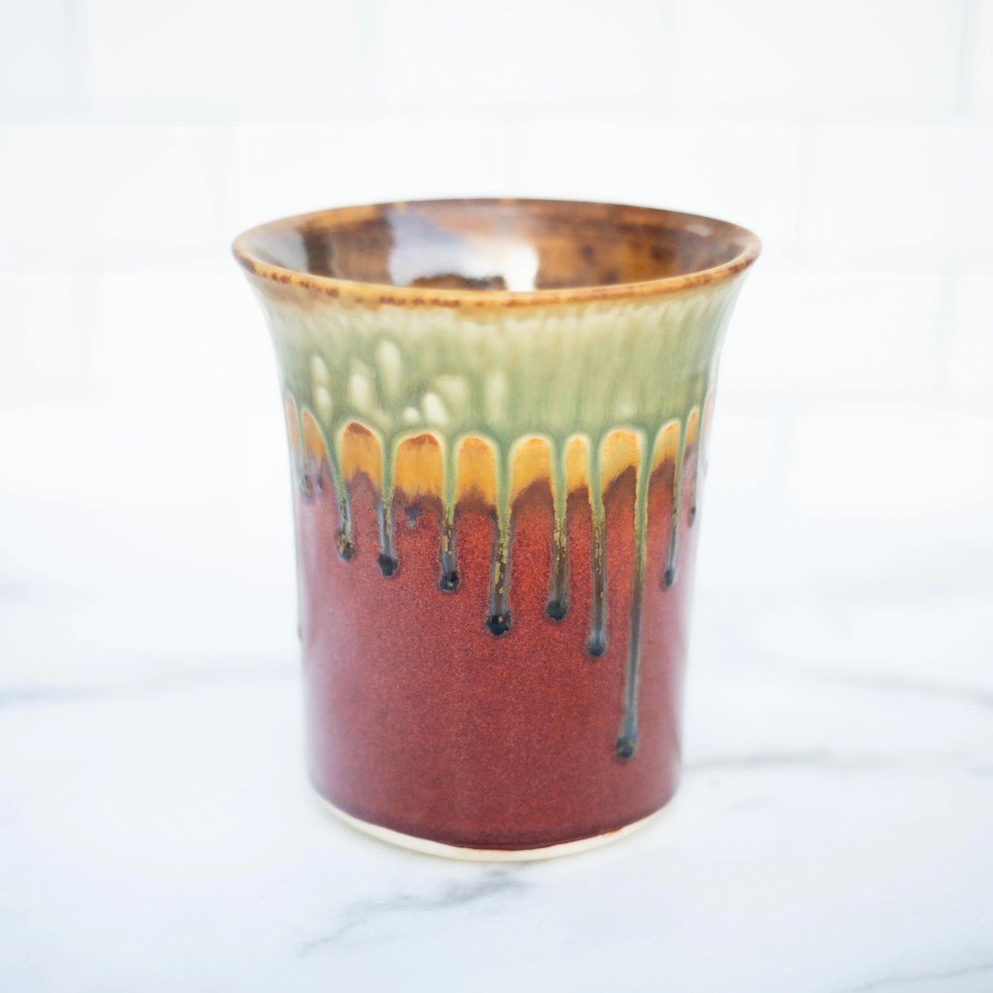 Large Ceramic Straight Vase