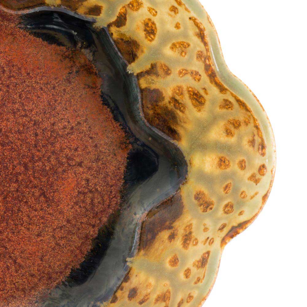 Scalloped Ceramic Dish