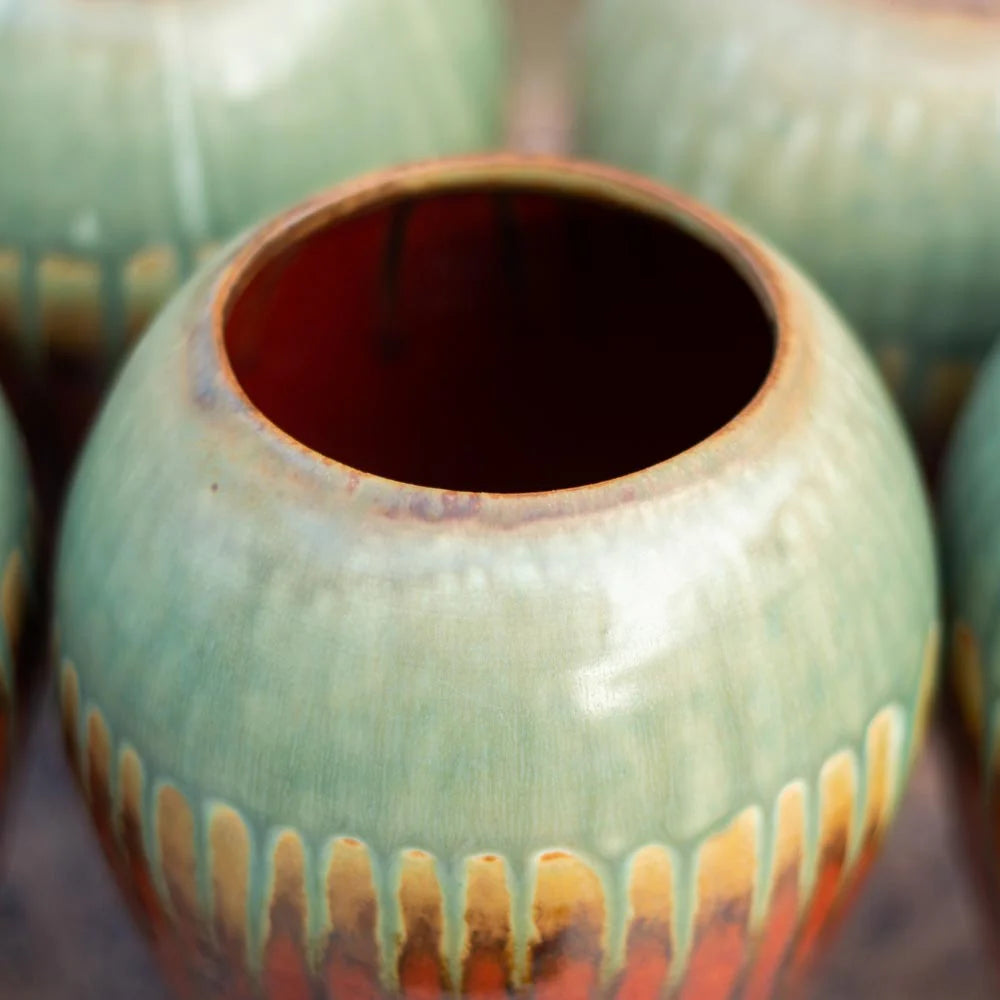 Large Ceramic Round Vase