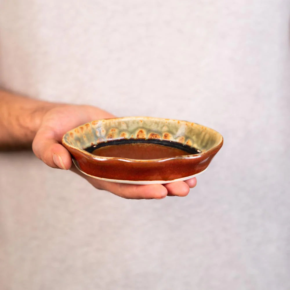 Small Oval Ceramic Dish / Soap Dish