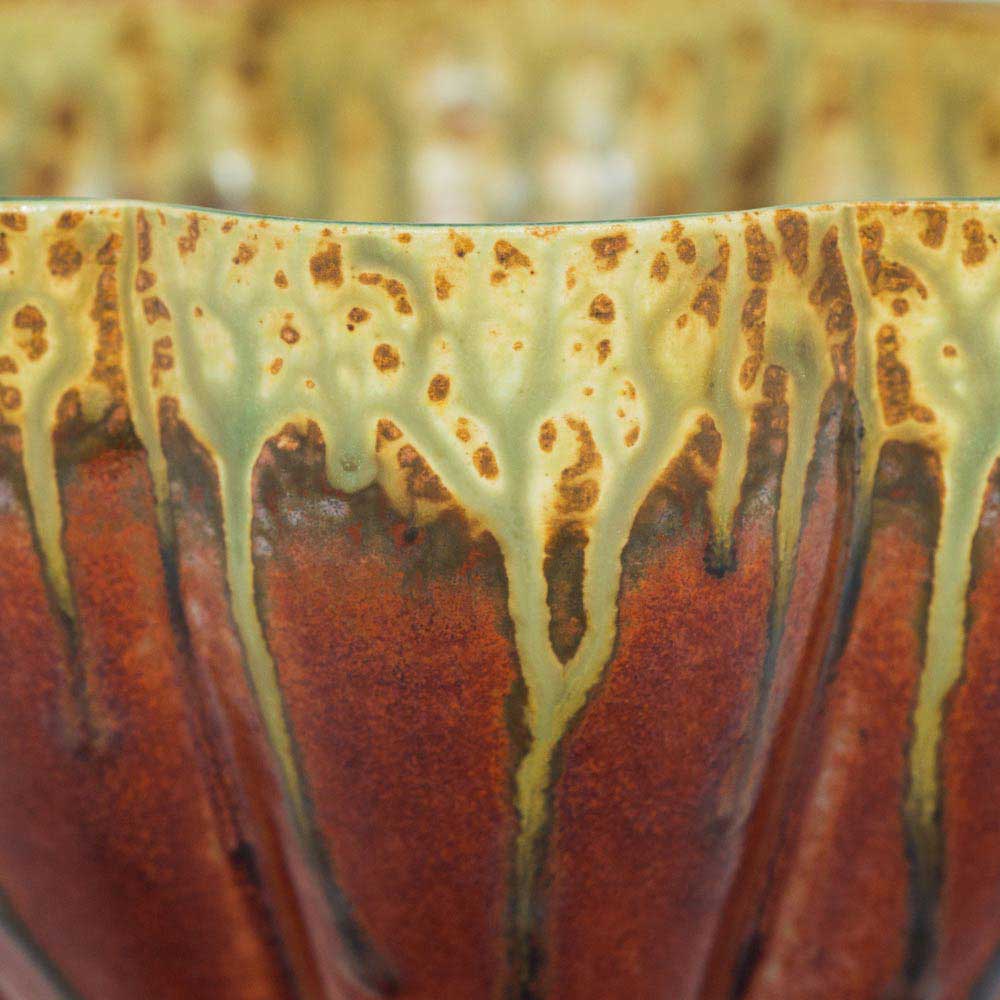 Medium 56 oz. Flower Shaped Ceramic Bowl