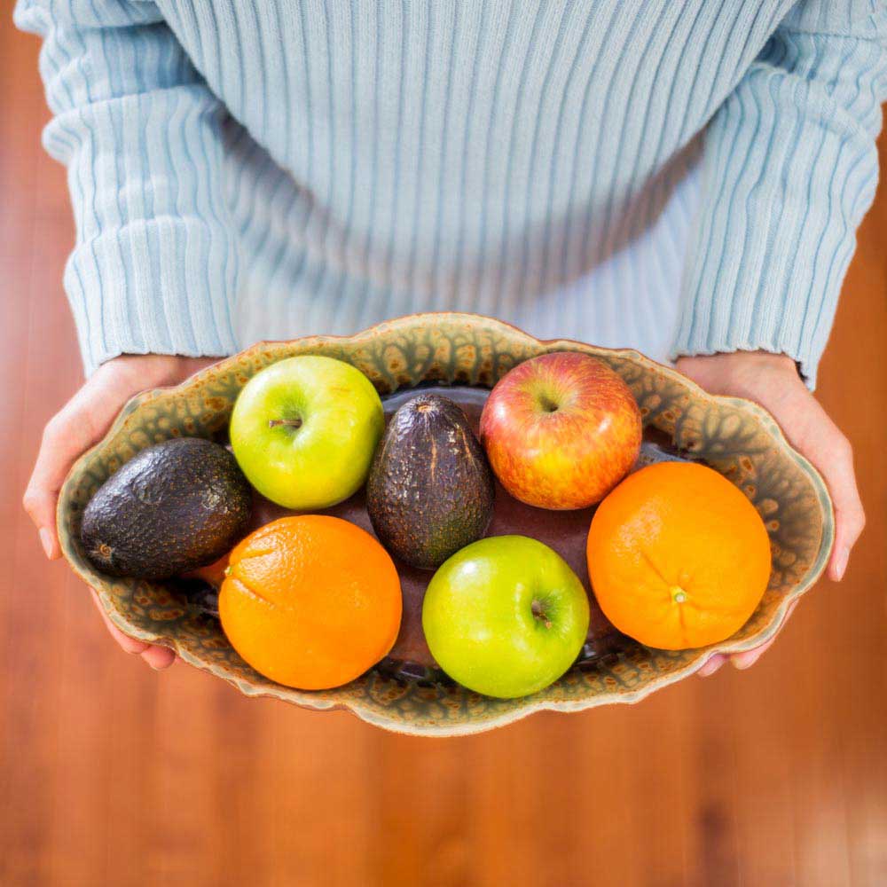 Scalloped Ceramic Platter