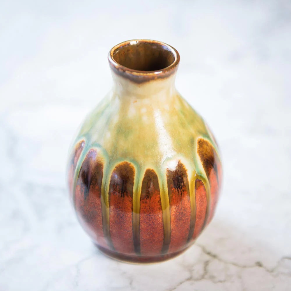 Round Ceramic Bud Vase