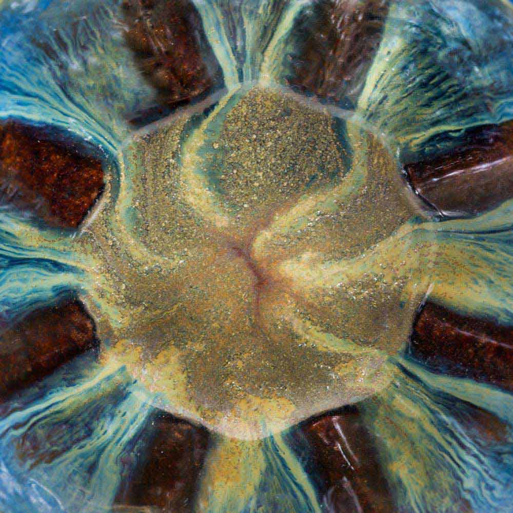 Small 24 oz. Flower Shaped Ceramic Bowl