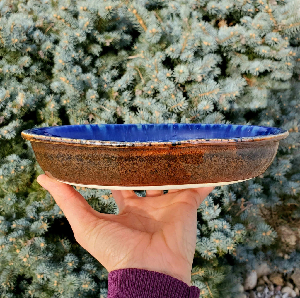 Oval Ceramic Snack Plate