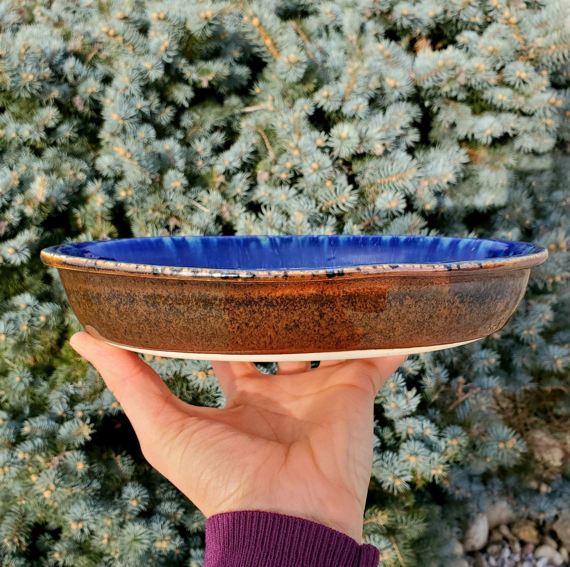 Oval Ceramic Snack Plate