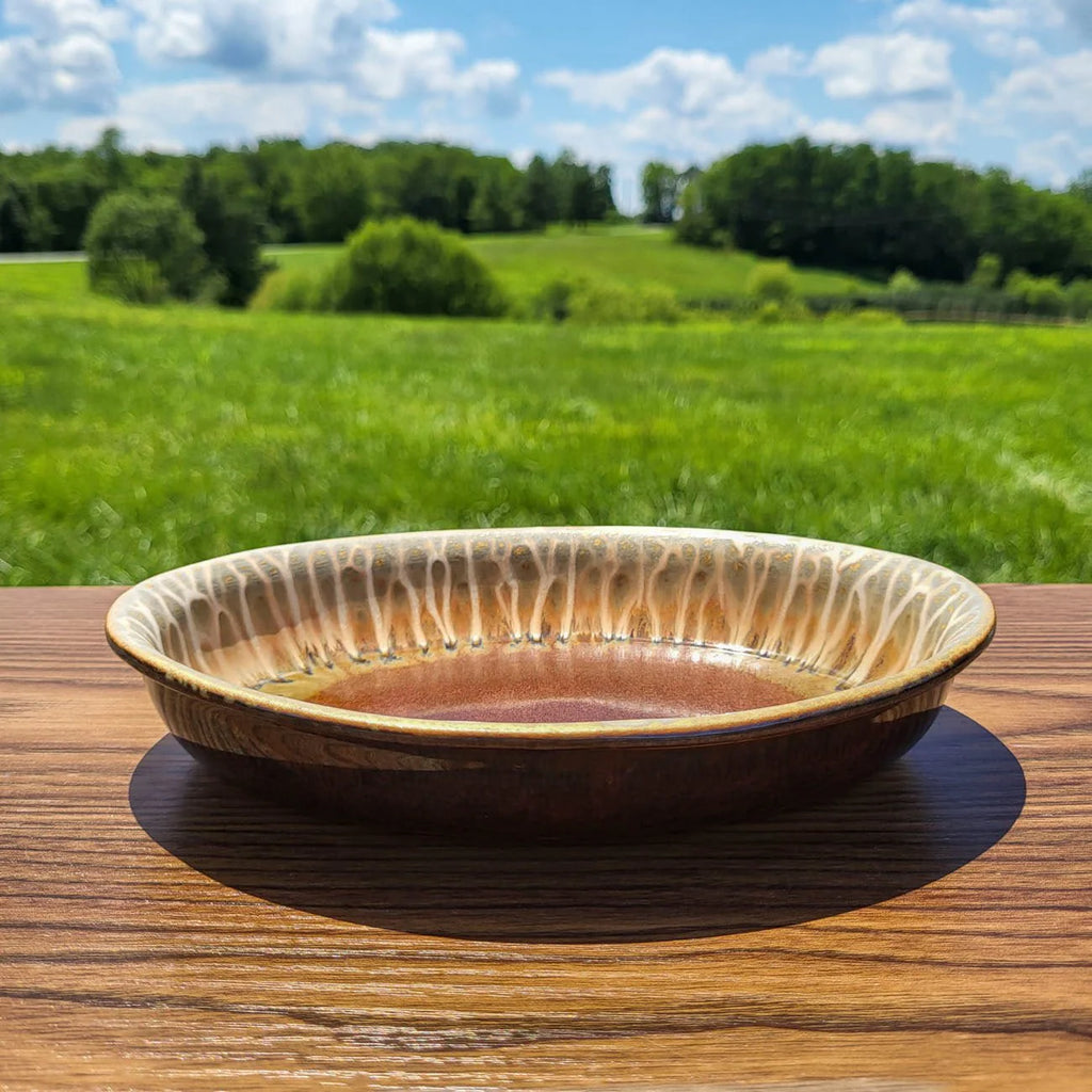 Oval Ceramic Snack Plate