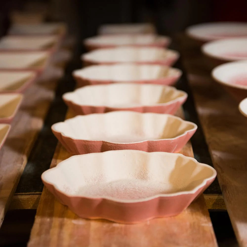 Scalloped Ceramic Dish