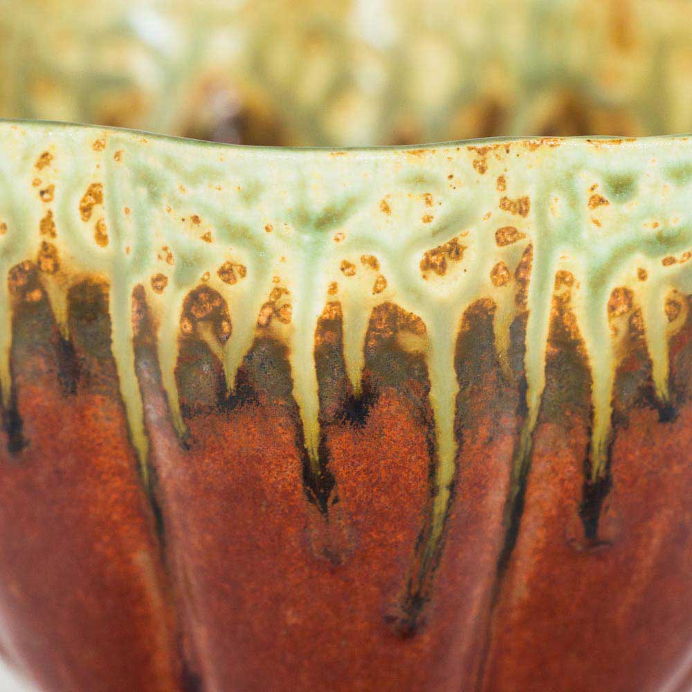 Small 24 oz. Flower Shaped Ceramic Bowl