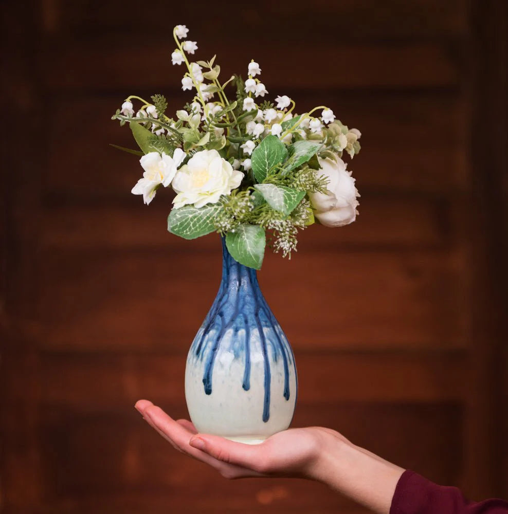 Tall Ceramic Bud Vase
