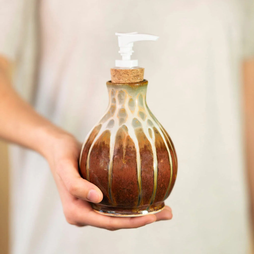 14.5 oz. Ceramic Soap Dispenser Bottle
