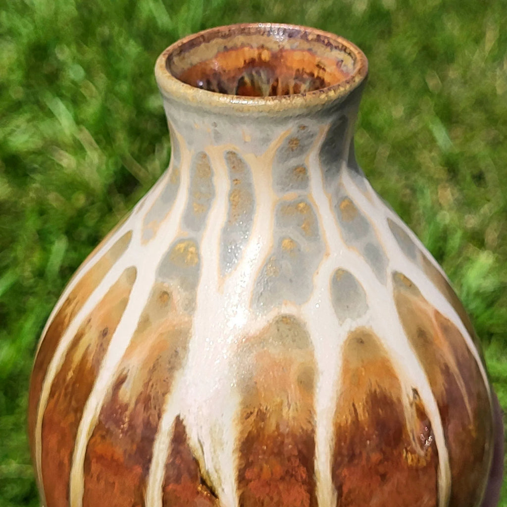 Round Ceramic Bud Vase