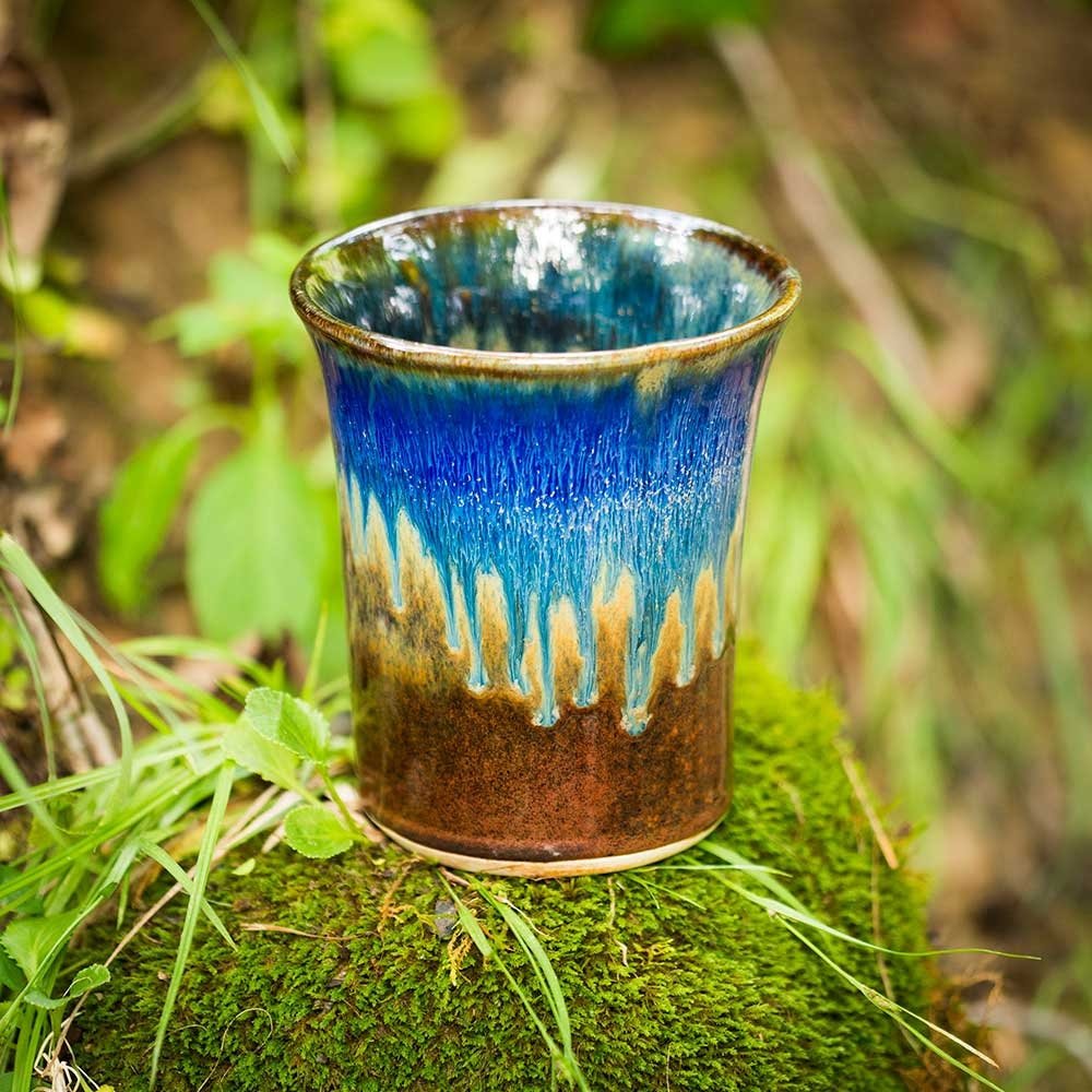 Large Ceramic Straight Vase