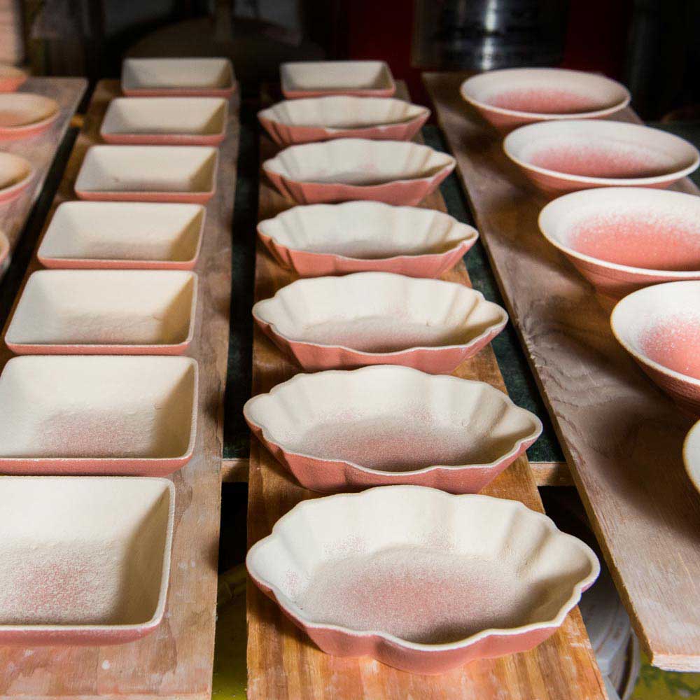 Scalloped Ceramic Dish