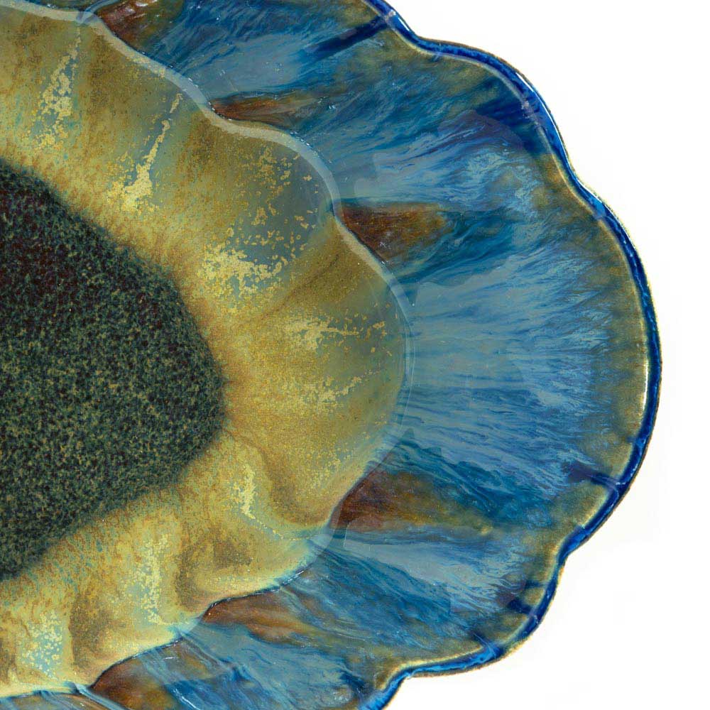 Scalloped Ceramic Platter