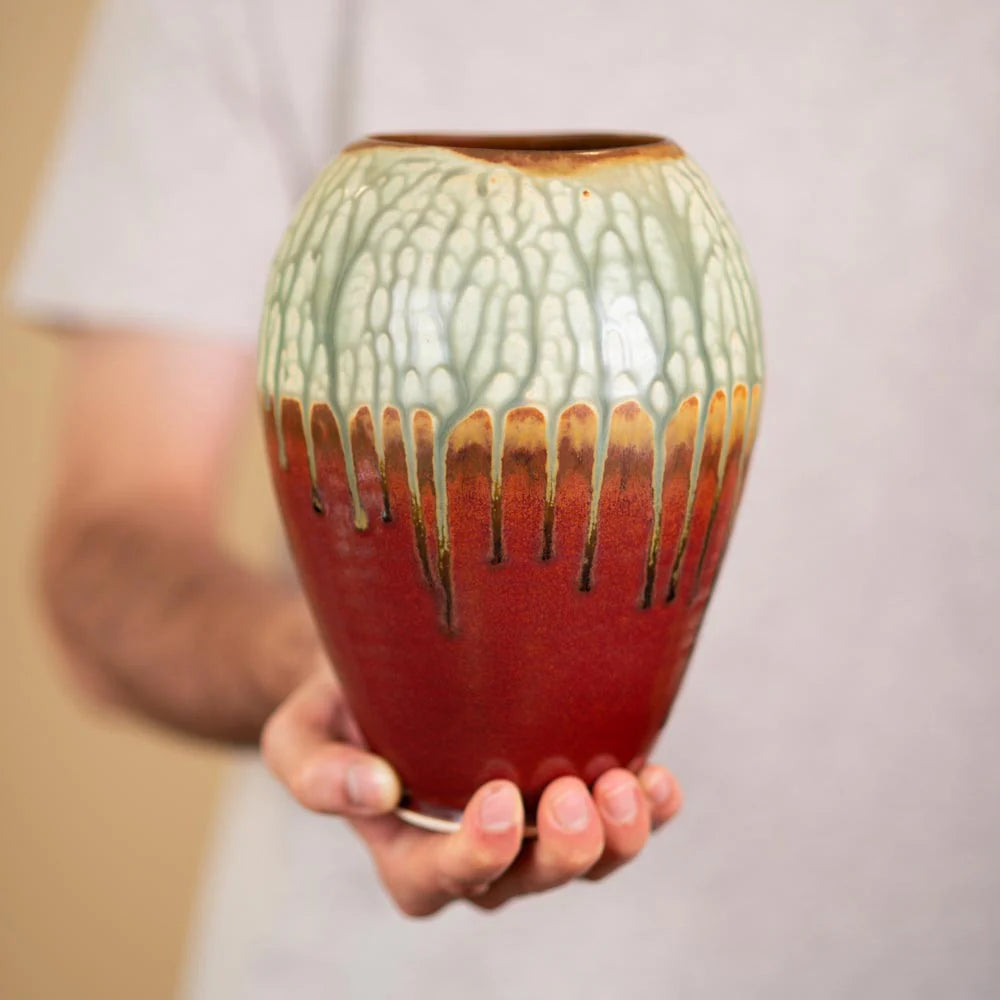 Large Ceramic Round Vase