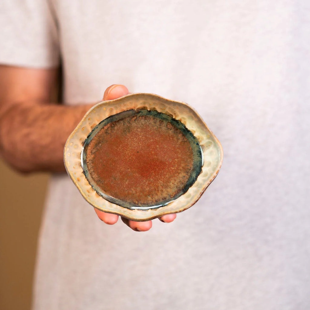 Small Oval Ceramic Dish / Soap Dish