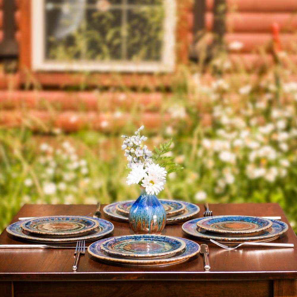 Round Ceramic Bud Vase