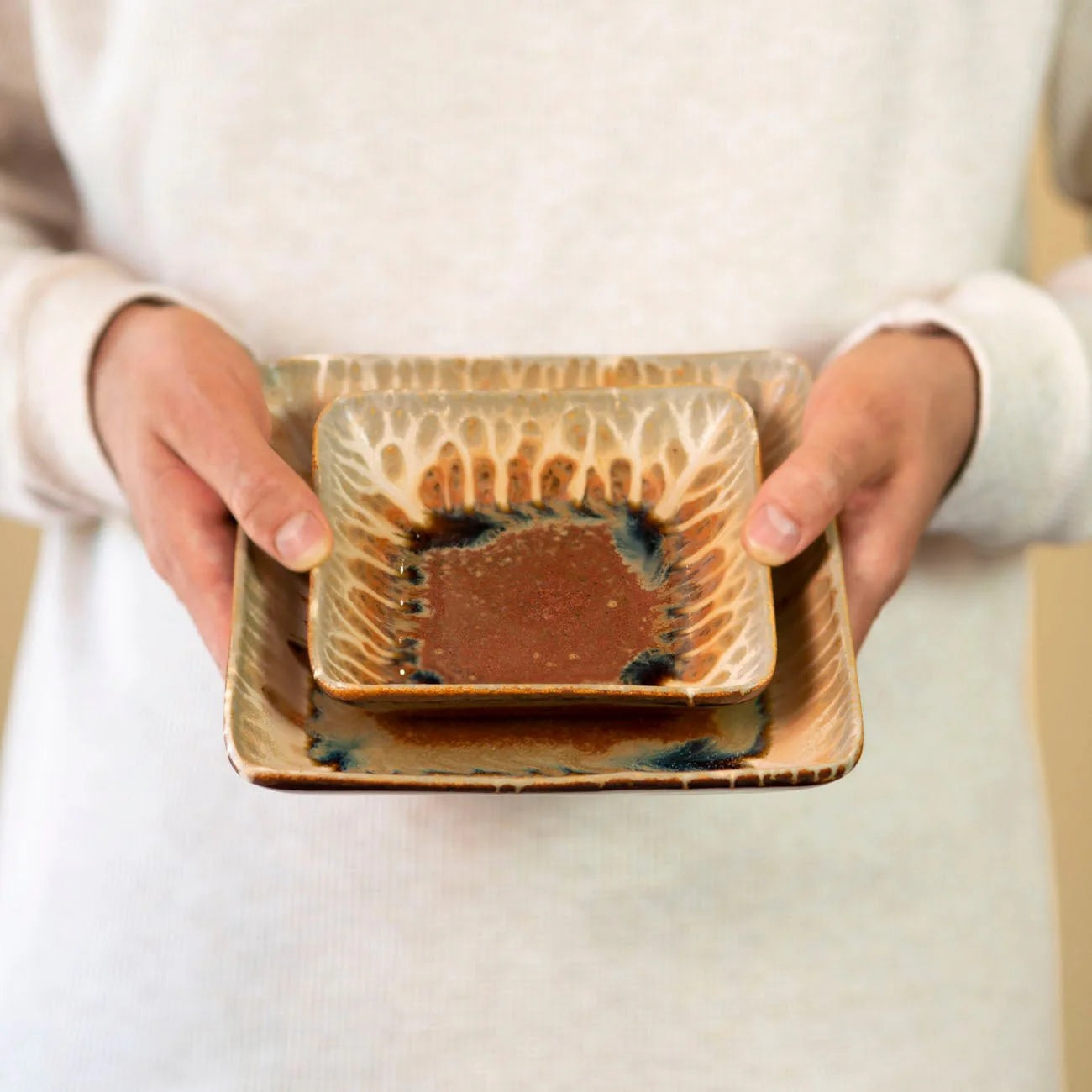 Small Ceramic Square Plate