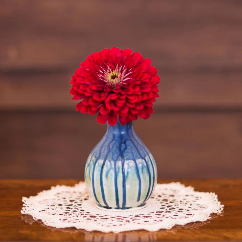 Round Ceramic Bud Vase